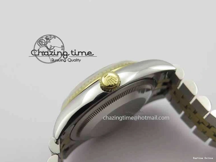 0510 DateJust 116234 SS YG BP Best Edition Gray Dial Diam Markers On SS YG Bracelet SA ZipUp 3745